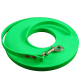 bio-leine ab 35 kg Biothane Schleppleine neon grün 3 m