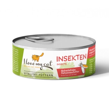 I love my cat Katzenfutter Nass mit Insekten