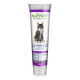 Tuba pasty PetBalance Support Anti-Hairball dla kotów, z szarym kotem na przodzie, z tekstem w wielu językach.