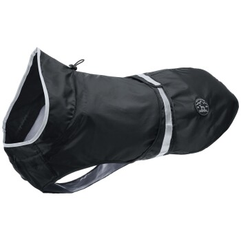 Hunde-Regenmantel Uppsala Rain schwarz 60 cm