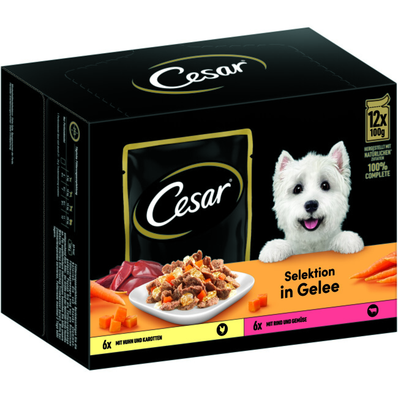 Marque Amazon – Lifelong Aliment Complet Pour Chiens Adultes Selection A La Viande En Sauce 1 2 Kg 12 Lot De 100g