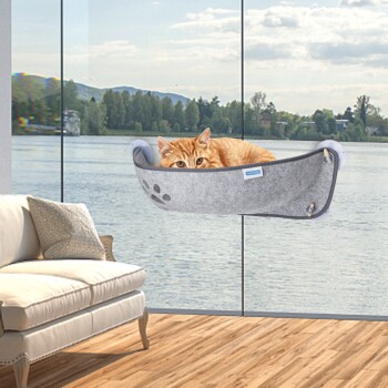 - Katzen Fensterliege - Fensterbank Liegeplatz
