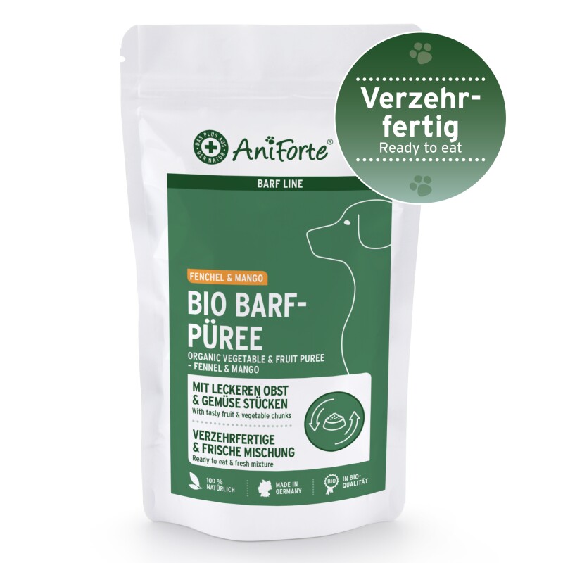 AniForte BIO BARF Püree - Fenchel & Mango 5x150 g
