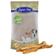 Lyra Pet Hundeleckerlipackung mit einer Vielzahl von Hunden auf der Vorderseite, mit dem Etikett "Lyra Nature Power" und dem Siegel "10 Jahren Best Quality."
