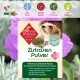 Zistrosen Pulver für Hunde, mit einem kleinen Hund auf der Verpackung, hebt natürliche Zutaten, Immununterstützung und keine Zusatzstoffe hervor.