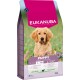 Sac de nourriture pour chiots Eukanuba Puppy, riche en agneau et riz, pour chiots de 1 à 24 mois, 12 kg, favorise l'apprentissage et le développement osseux.