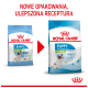 Stare i nowe torby Royal Canin Puppy X‑Small ze czerwoną strzałką; widoczne napisy 'NOWE OPAKOWANIA', 'ULEPSZONA RECEPTURA'.