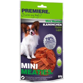PREMIERE Mini Meaties Kaninchen 6x60 g