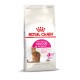 Sac de nourriture pour chats Royal Canin Feline Preference Savour Exigent avec une illustration de chat brun, mettant en avant son attrait pour les mangeurs difficiles.