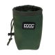 Grüner Hundeleckerli-Beutel mit Kordelzugverschluss, mit einem schwarzen DOOG-Logo, das "DOG OWNERS OUTDOOR GEAR" liest.