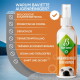 Baviette-Spray "Augenreiniger für Hunde" mit orangefarbenem Vorteilsfeld mit dem Titel "Warum Baviette Augenreiniger?".