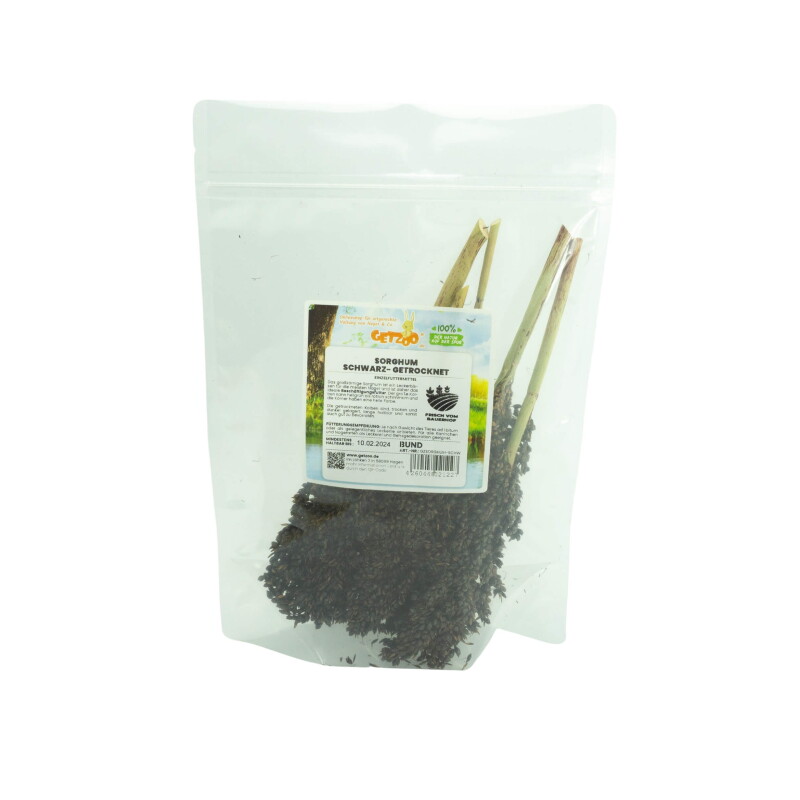 Getzoo Sorghum schwarz - getrocknet (Bund)