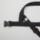 Hundegeschirr Recyceltes Polyester schwarz S