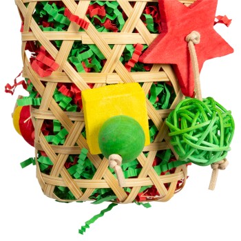 HappyBird Papageienspielzeug Barrel - Megaspielplatz Für Graupapageien Und Große Vögel
