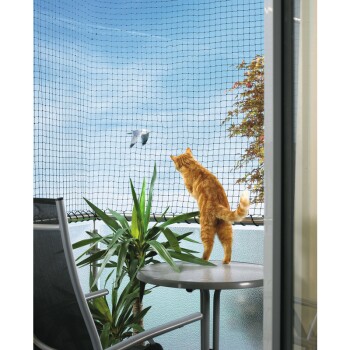 AniOne Katzenschutznetz mit Drahtverstärkung 3 m, 6 m