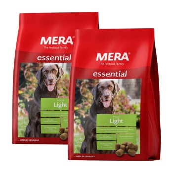 MERA Essential Light 12,5 kg Futter für mollige zu Übergewicht neigende Hunde v 