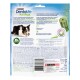 Sachet Purina Dentalife ActivFresh pour chiens montrant une photo de chien, bâtonnets dentaires verts, logo Purina et étiquette «115 g».