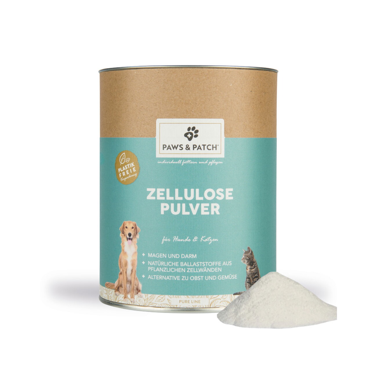 Paws & Patch Zellulose Pulver Für Hunde Und Katzen | 250 G - Bild 3
