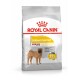 Royal Canin Dermacomfort Hundefutterbeutel mit einem mittelgroßen Hund auf der Vorderseite, beschriftet mit "Reduzierte Allergenformel" und dem Text "91% der Besitzer zufrieden".