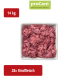 Packung proCani rohes Rinderkopf-Fleisch für Hunde, vakuumverpackt mit Etikett, das eine Hundenase und Produktdetails zeigt.