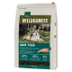 4 kg Sack Real Nature Wilderness Senior Hundefutter mit "DARK FIORD"-Etikett, mit Wolf und Wald. 60% Fleisch, 40% Pflanzen, keine Körner.