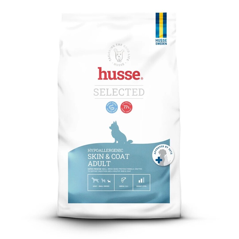 husse Hypoallergenic Skin & Coat Adult, kleine Rassen (vorher Ocean Care Mini), 6 kg | Hochwertige hypoallergene Pflege für langanhaltende Haut-...