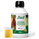 250ml Flasche Hühner Land Hühner Vitamine für Hühner, mit einem Messbecher und einem Huhn und Küken auf dem Etikett.