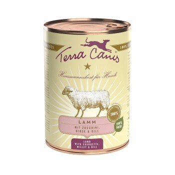 Terra Canis Classic Adult 6x400g Lamm mit Zucchini, Hirse & Dill