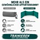 Türkisfarbener Hundebiss-Trainingsärmel mit Reißverschluss und schwarzen Klettverschlüssen, beschriftet mit "Romney".