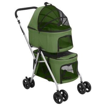 Hundewagen 83x48x97cm (L x B x H) grün