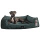 ® Orthopädisches Hundebett FRANKLIN Kuscheliger Teddy-Stoff - Hundesofa petrol 1,1 m, 22 cm, 90 cm