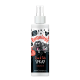 Flasche Bugalugs Floh- & Zeckenspray für Haustiere, 200 ml, mit Hund- und Katzenillustrationen, vegan und tierversuchsfrei.