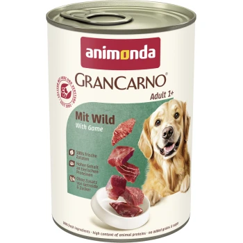 GranCarno Original Nassfutter Hund Adult, Wild 6x400 g