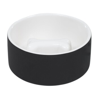 Slow Feed Bowl Black M
