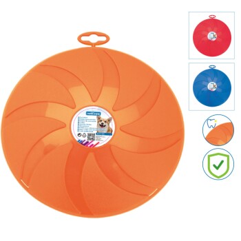 Beißfeste Frisbee Rund blau
