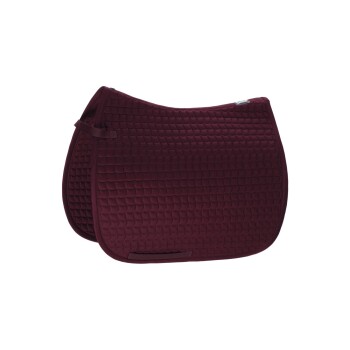 Schabracke Cotton DR dunkelrot WB (Warmblut)