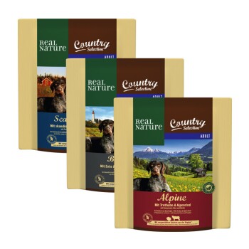 Country Selection Adult Probierpaket 3x1kg Probierpaket 2, Mix-Pack