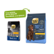 Hundefutterverpackung von Select Gold, mit zwei Beuteln: einer mit einem schwarzen Hund und der andere mit einem braunen Hund, beschriftet mit "Maxi Adult" und "Complete."