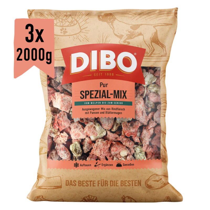 DIBO Frostfutter Spezial 3x2 kg