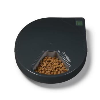 Cat Mate Futterautomat mit digitalem Timer für fünf Mahlzeiten (C500)