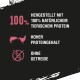 100% hergestellt mit 100% natürlichem tierischem Protein, hoher Proteingehalt, ohne Getreide.