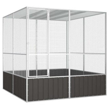 Vogelkäfig Verzinkter Stahl Vogelvoliere Vogelhaus mehrere Auswahl 2,135 m, 2,175 m, 2,115 m