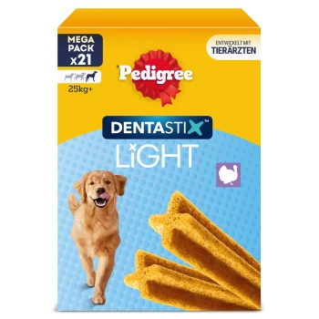 Zahnpflege Dentastix Light Multipack für große Hunde 21 Stückx1