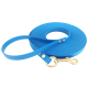 bio-leine ab 35 kg Biothane Schleppleine hellblau 20 m
