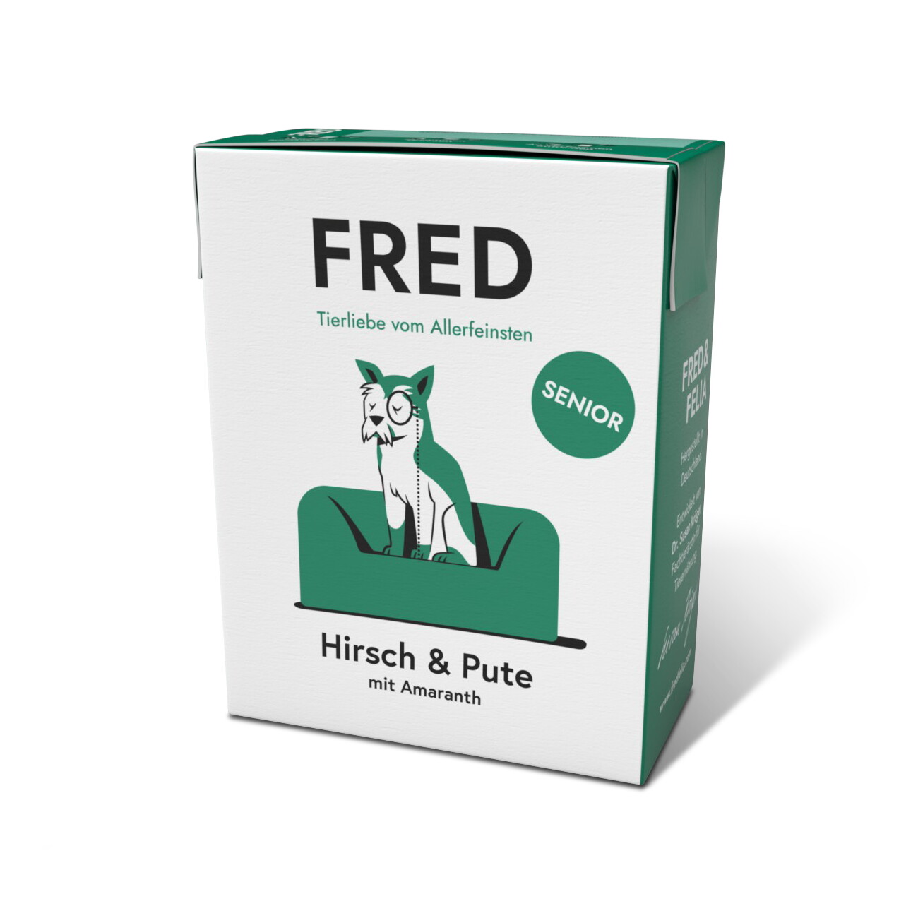 Fred & Felia FRED 10x390g SENIOR Hirsch & Pute