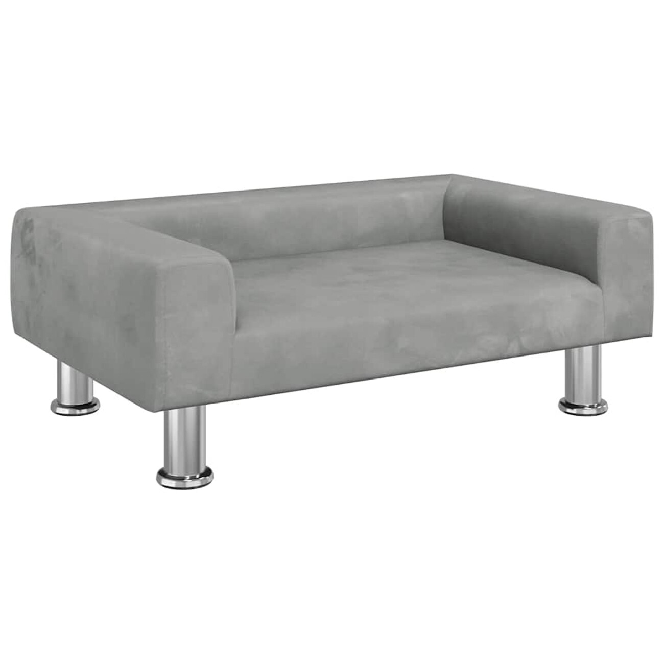 VidaXL Hundebett grau 70 cm, 26,5 cm, 70 cm - Image 1