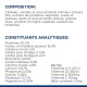 Emballage de nourriture pour animaux affichant la composition et les constituants analytiques, y compris les protéines, la teneur en matières grasses, les vitamines et les minéraux en français.
