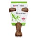 Giant Benebone wishbone dog chew toy in bacon flavor, suitable for dogs under 120 lbs, with packaging featuring a playful dog graphic.