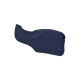 Marineblaue Pferde-Decke mit glatter Textur und weißen Nähten, entworfen für Wärme und Schutz.