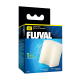 Fluval U1 Foam Pad packaging featuring a white foam pad, with text stating "Removes large particles" and "1 pack."